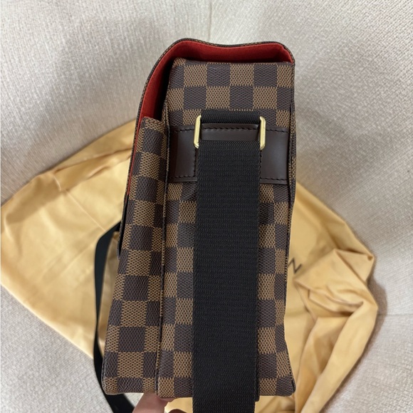 Authentic Louis Vuitton NEW Broadway damier ebene unisex messenger laptop bag - Picture 4 of 16